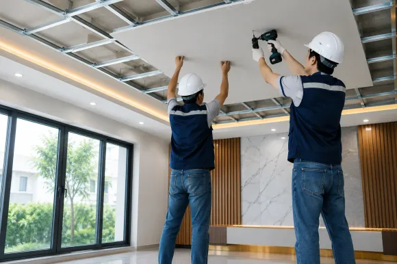 Kinh Nghiệm Chọn Đơn Vị Thi Công Trần Thạch Cao Uy Tín