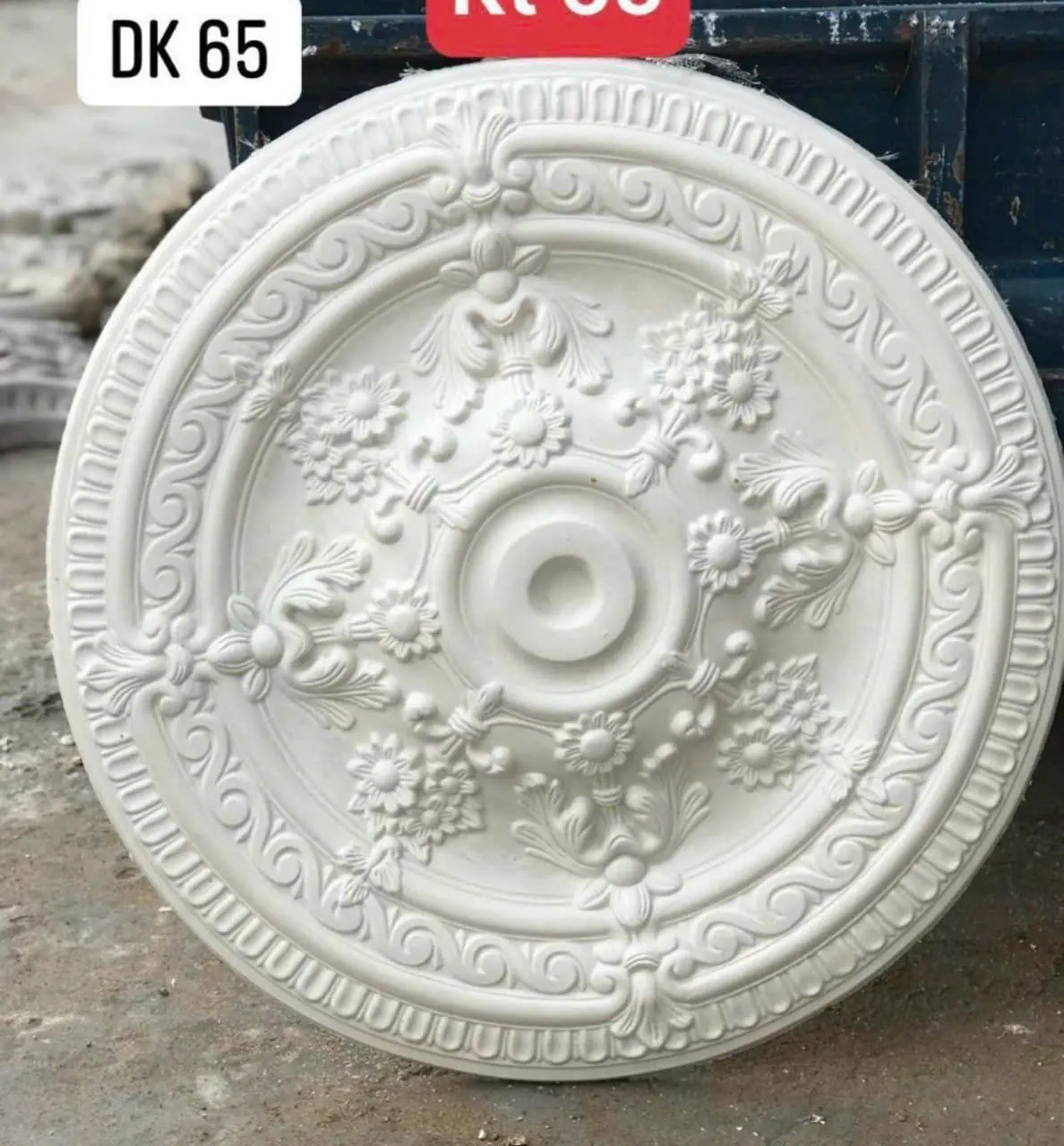 Mâm Trần Thạch Cao Hoa Văn Cổ Điển Đường Kính 65cm
