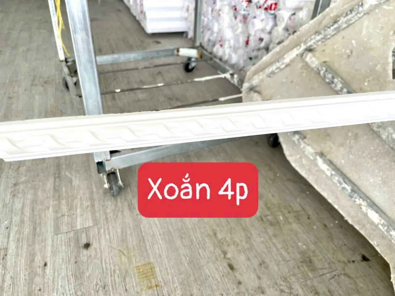 Phào Chỉ Thạch Cao Xoắn Bản 4 Phân