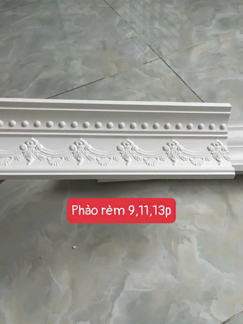 Phào Rèm Thạch Cao Hoa Văn Cổ Điển Bản 9–13 Phân