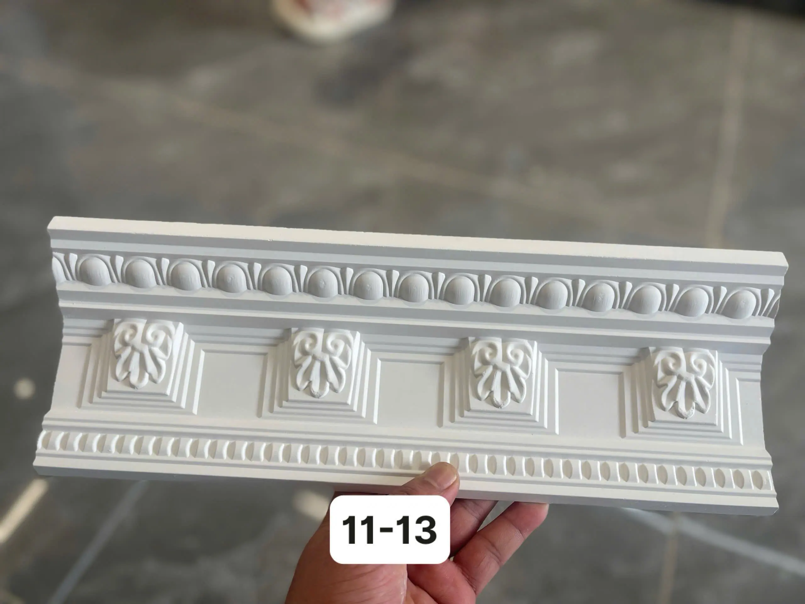 Phào Họa Tiết Ô Vuông Thạch Cao 11P, 13P