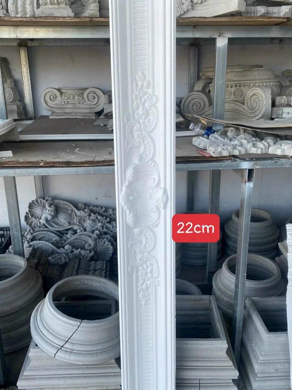 Phào Chỉ Thạch Cao Hoa Văn 22cm Cao Cấp – Trang Trí Nội Thất Sang Trọng