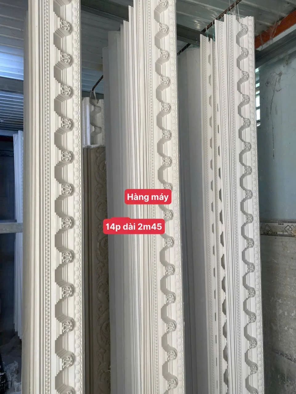 Phào Chỉ Thạch Cao Hàng Máy 14P Dài 2m45 – Phào Trang Trí Nội Thất Cao Cấp